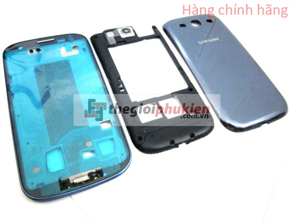 Vỏ Samsung  S3 - i9300 Xanh công ty